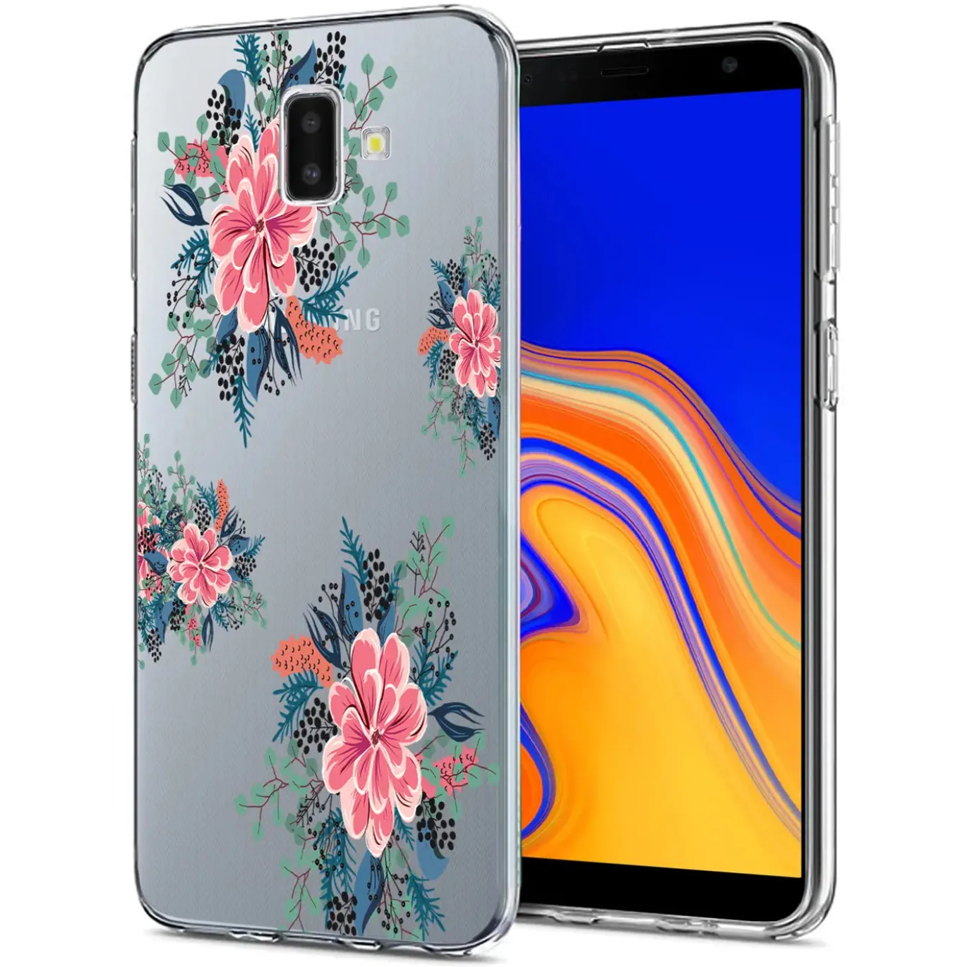 Samsung Galaxy J6 Plus - TPU Case mit Motivdruck