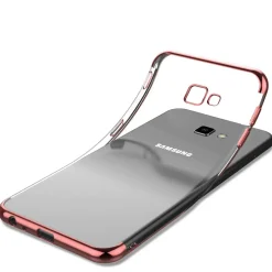 Samsung Galaxy J4 Plus - Transparente Hülle mit Akzenten