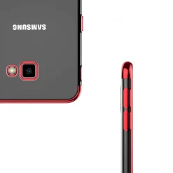 Samsung Galaxy J4 Plus - Transparente Hülle mit Akzenten
