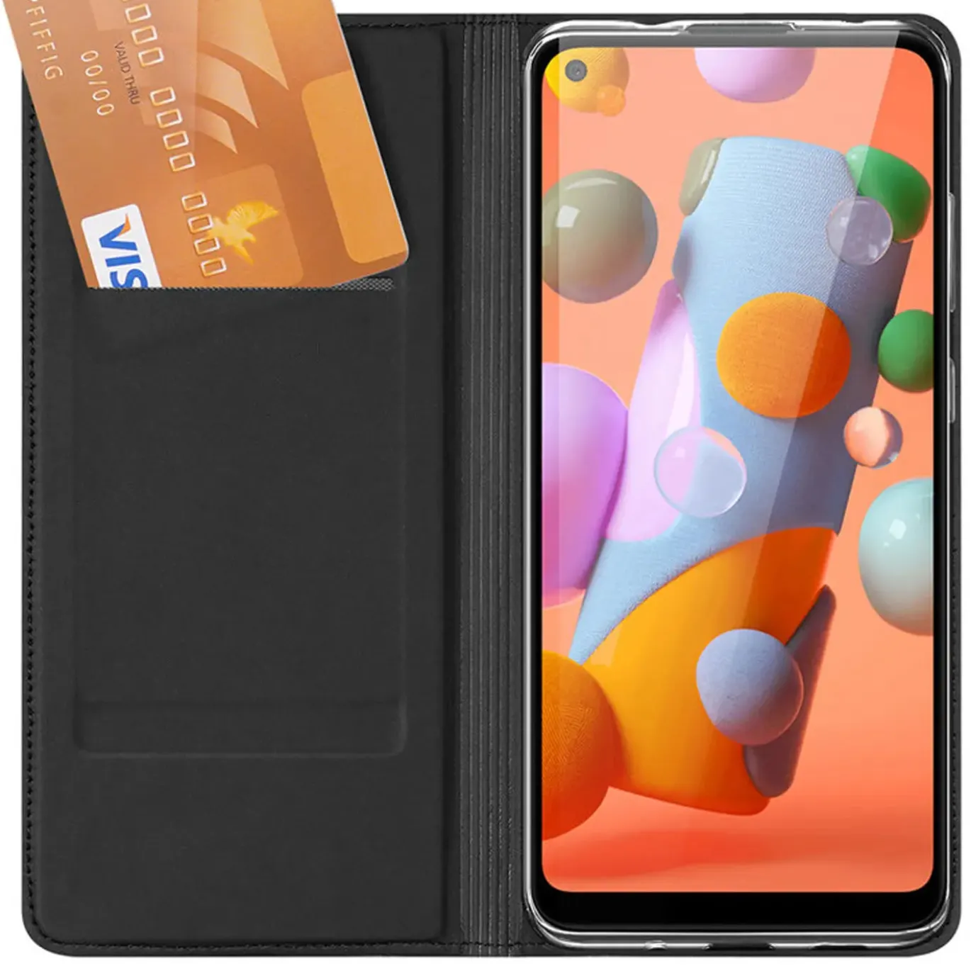 Samsung Galaxy M11 - Booklet Case mit Magnetverschluss