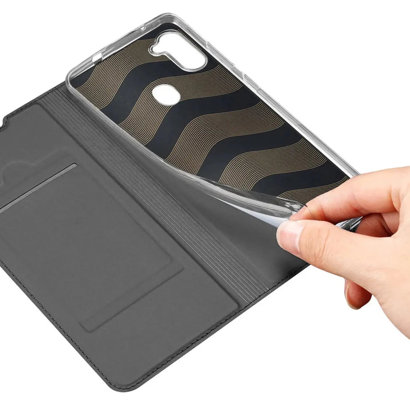Samsung Galaxy M11 - Booklet Case mit Magnetverschluss