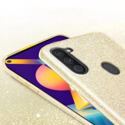 Samsung Galaxy M11 - Glitzer TPU Hülle