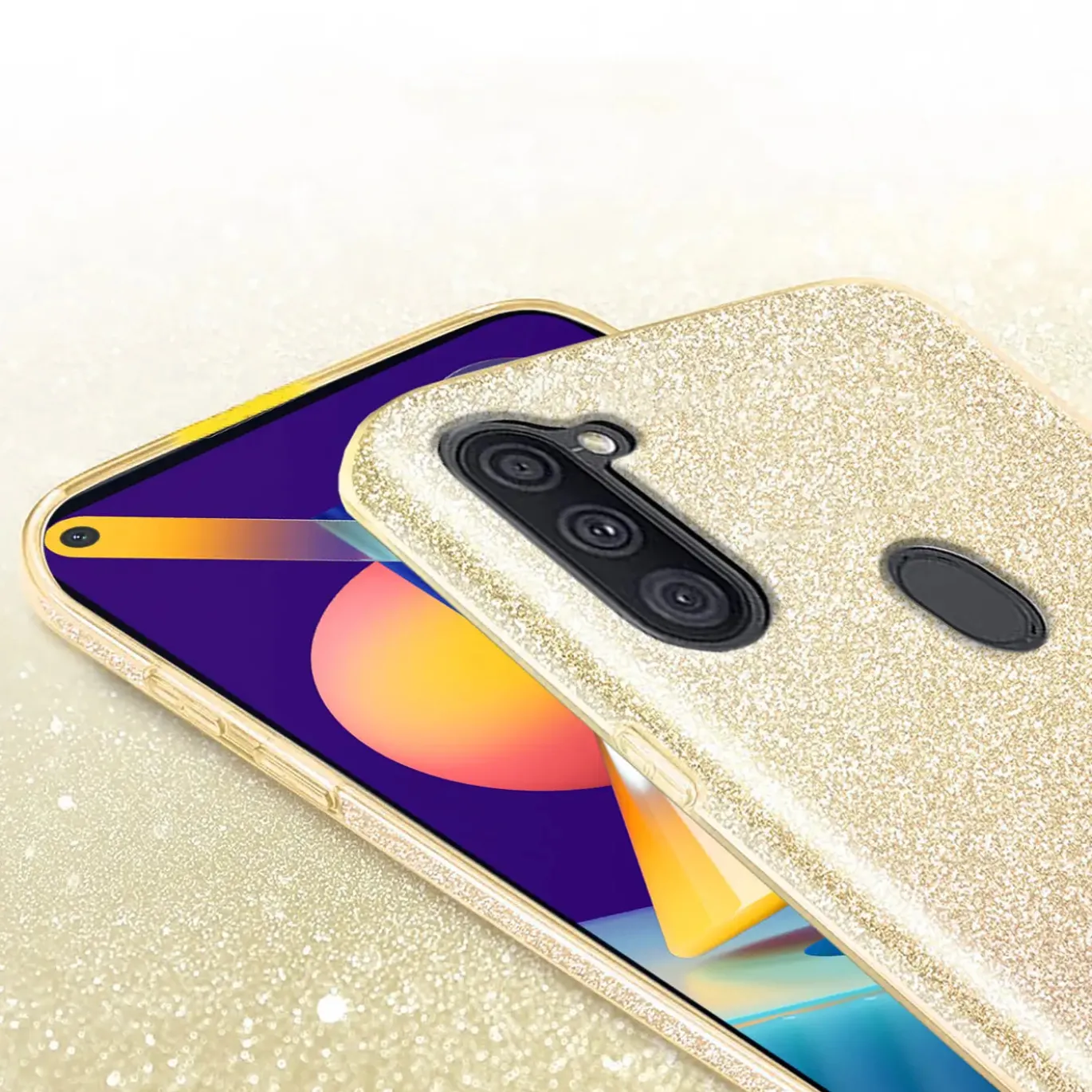Samsung Galaxy M11 - Glitzer TPU Hülle