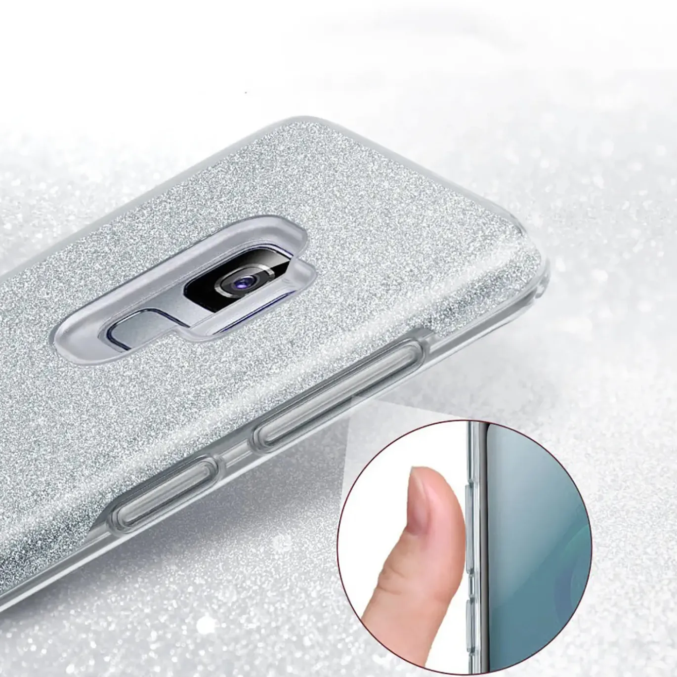 Samsung Galaxy M11 - Glitzer TPU Hülle