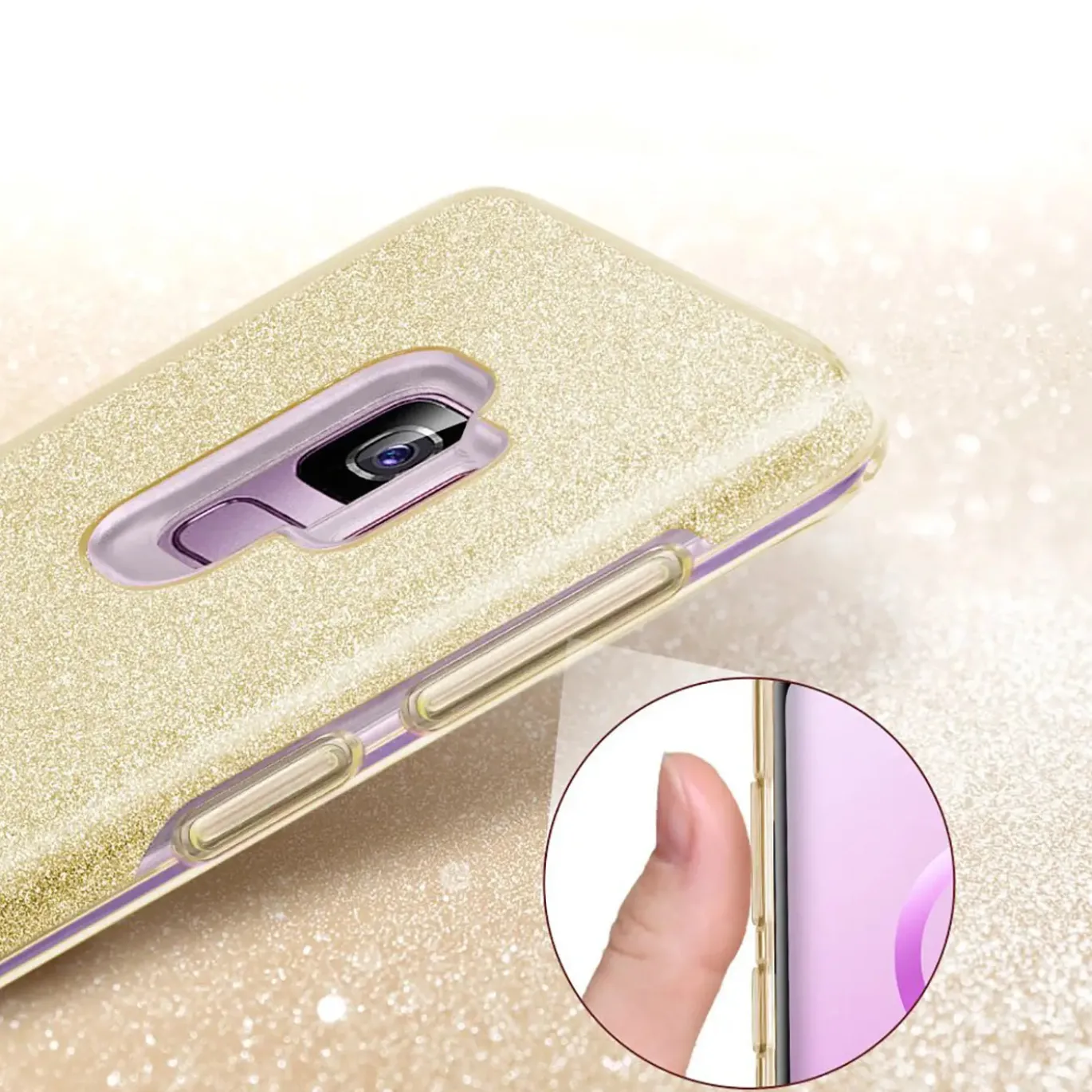 Samsung Galaxy M11 - Glitzer TPU Hülle
