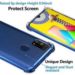 Samsung Galaxy M31 - Stoßfestes Clear Case