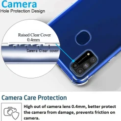 Samsung Galaxy M31 - Stoßfestes Clear Case
