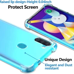 Samsung Galaxy M11 - Stoßfestes Clear Case