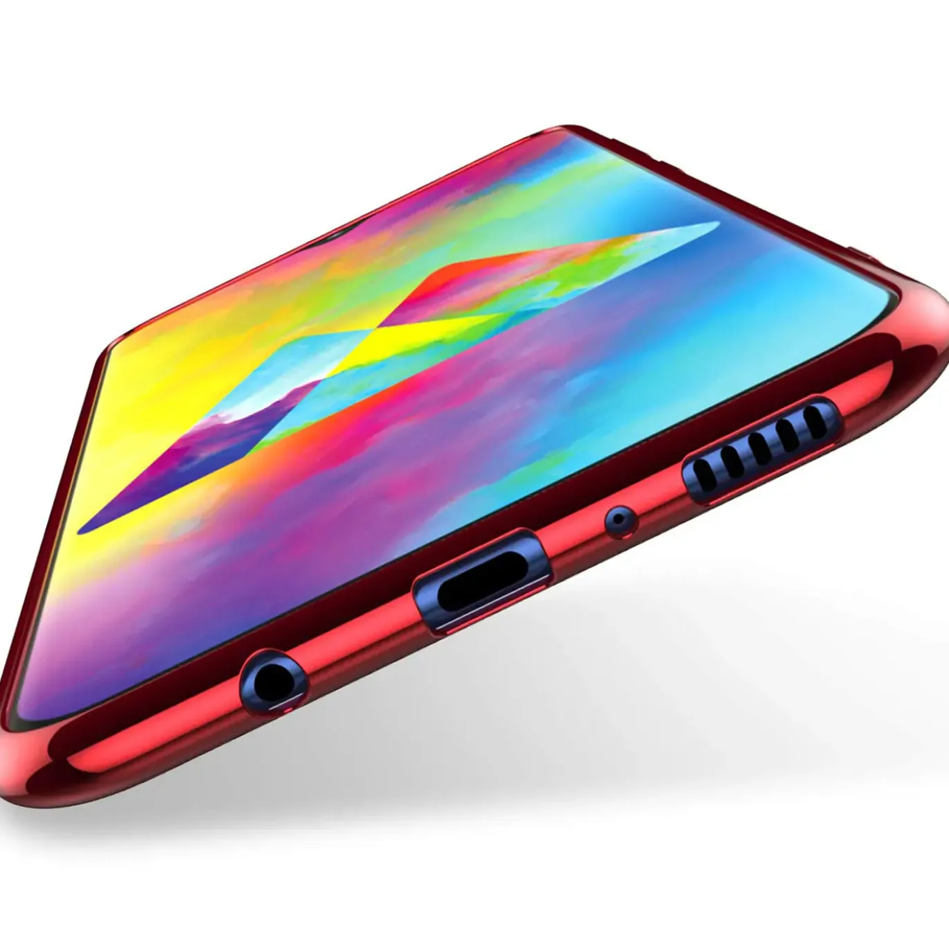 Samsung Galaxy M20 - Transparente Hülle mit Akzenten