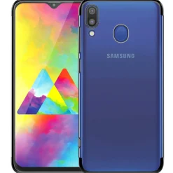 Samsung Galaxy M20 - Transparente Hülle mit Akzenten