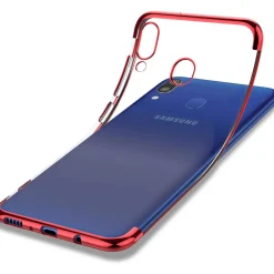Samsung Galaxy M20 - Transparente Hülle mit Akzenten