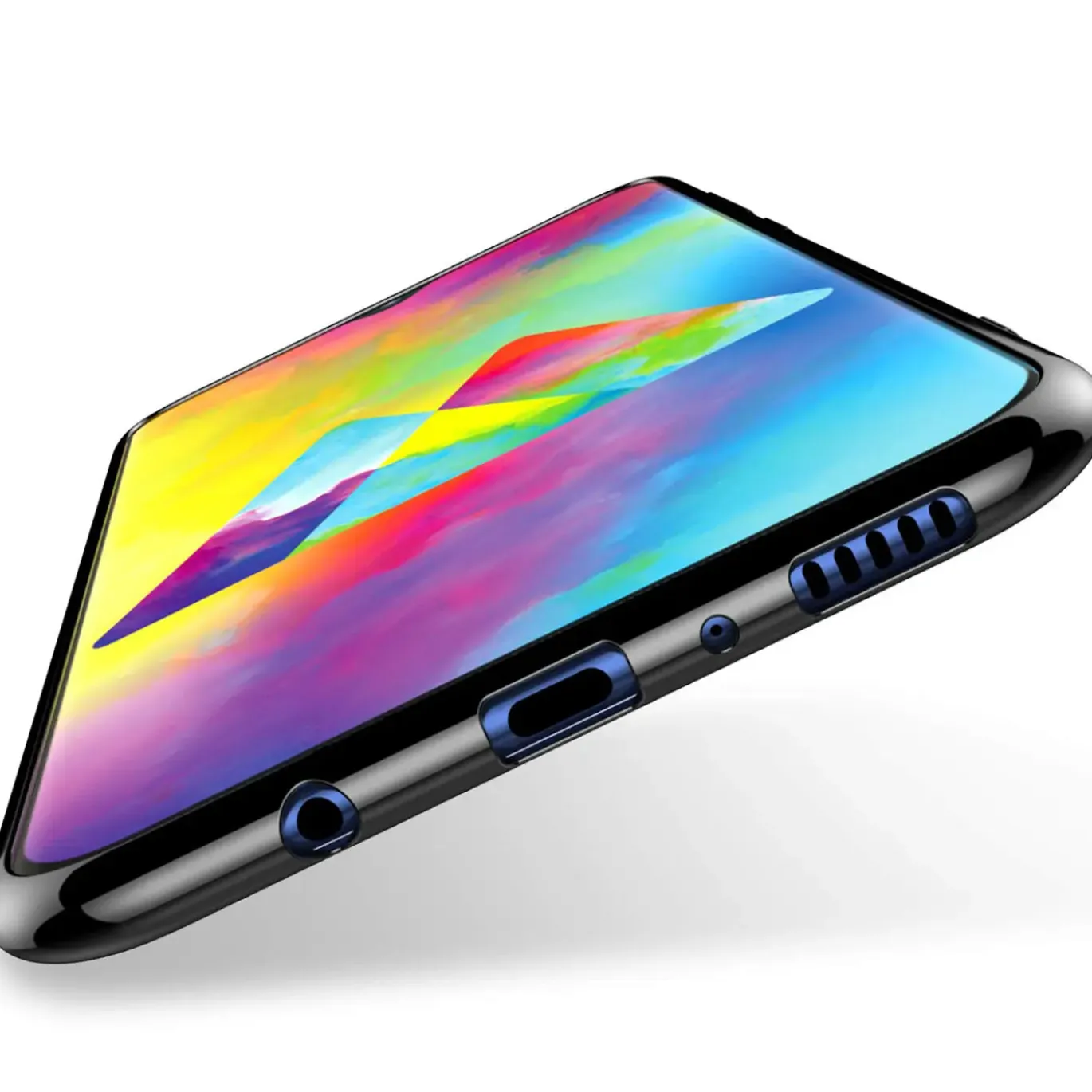 Samsung Galaxy M20 - Transparente Hülle mit Akzenten