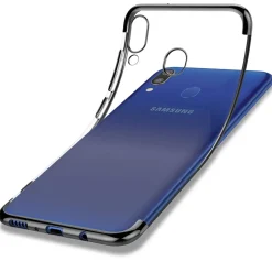 Samsung Galaxy M20 - Transparente Hülle mit Akzenten