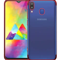 Samsung Galaxy M20 - Transparente Hülle mit Akzenten