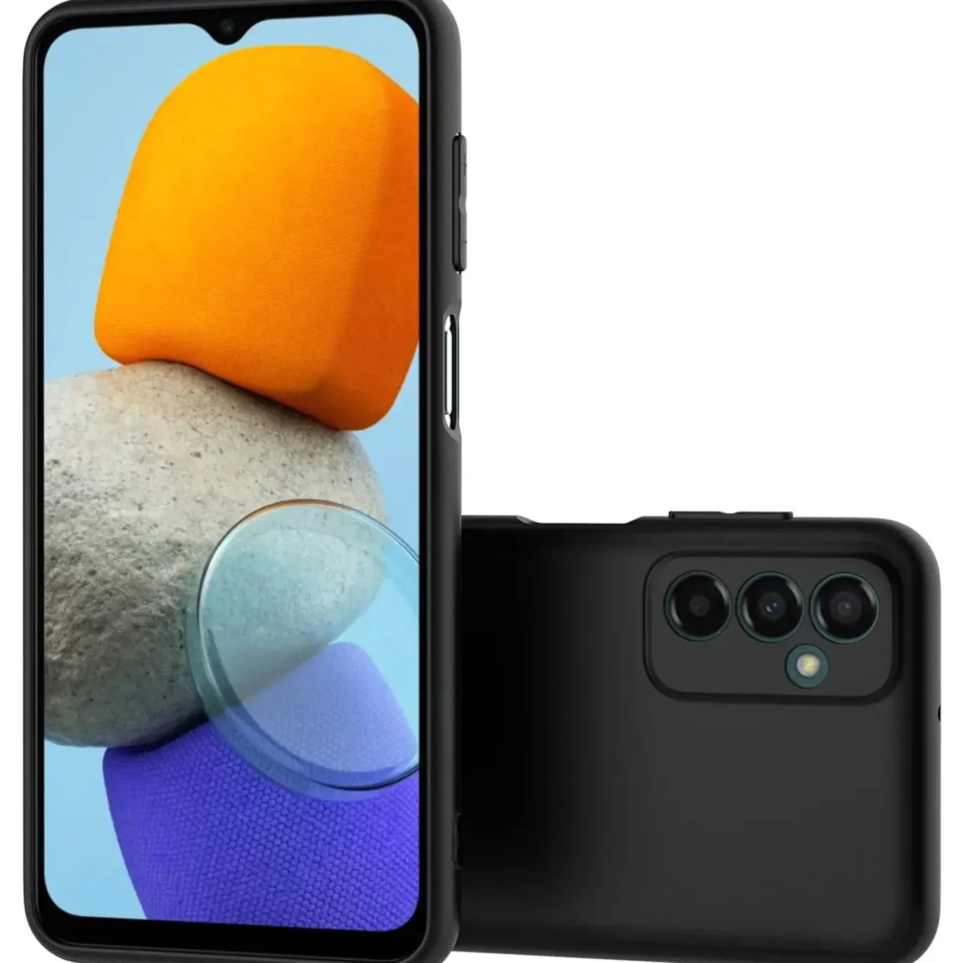 Samsung Galaxy M23 5G / M13 - Slim Silikon Backcover Schwarz