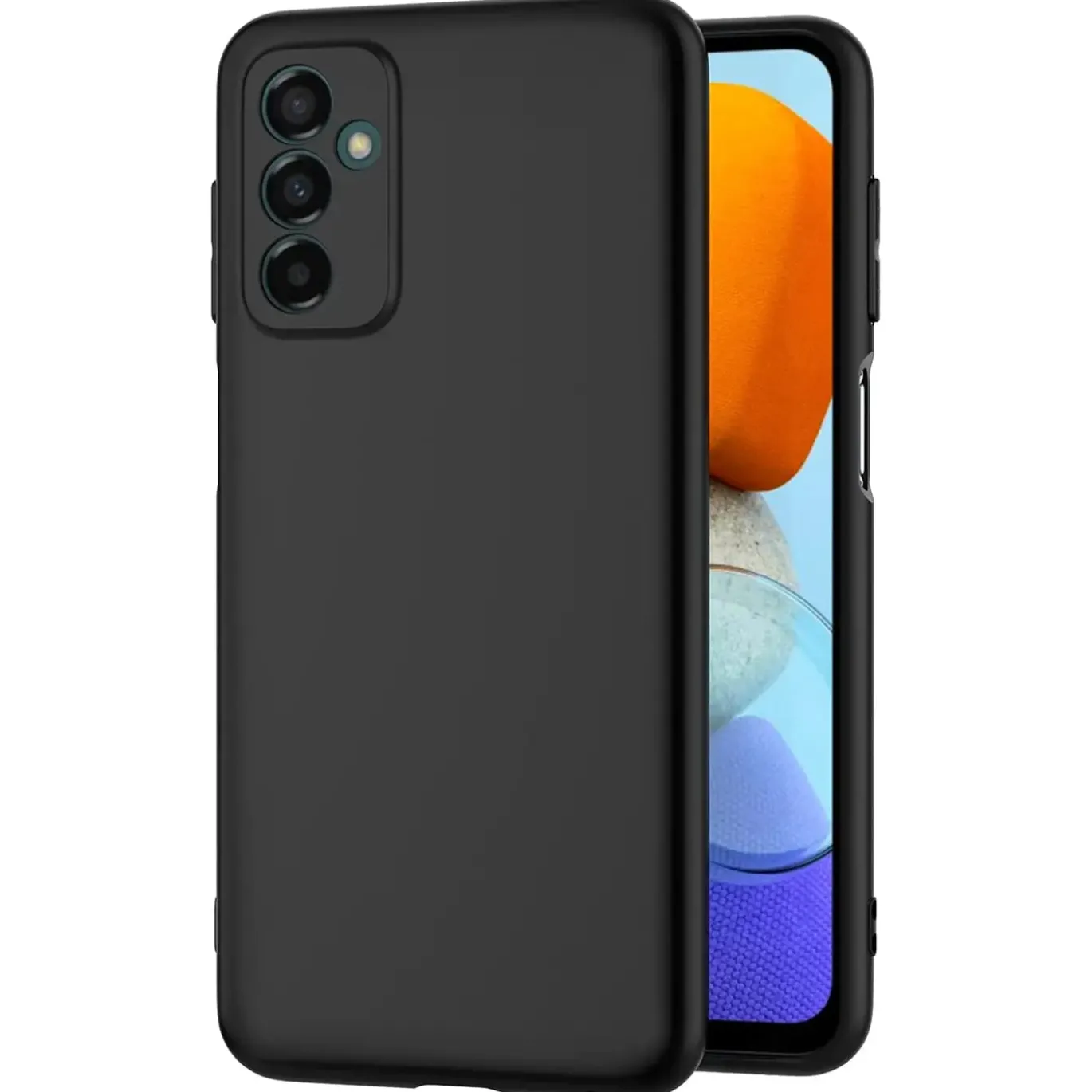 Samsung Galaxy M23 5G / M13 - Slim Silikon Backcover Schwarz
