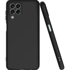 Samsung Galaxy M33 5G - Slim Silikon Backcover Schwarz
