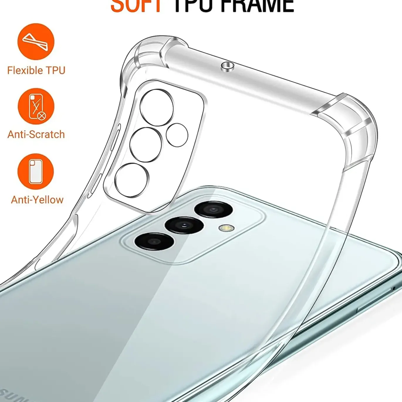 Samsung Galaxy M52 5G - Stoßfestes Clear Case