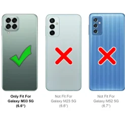 Samsung Galaxy M33 5G - Stoßfestes Clear Case