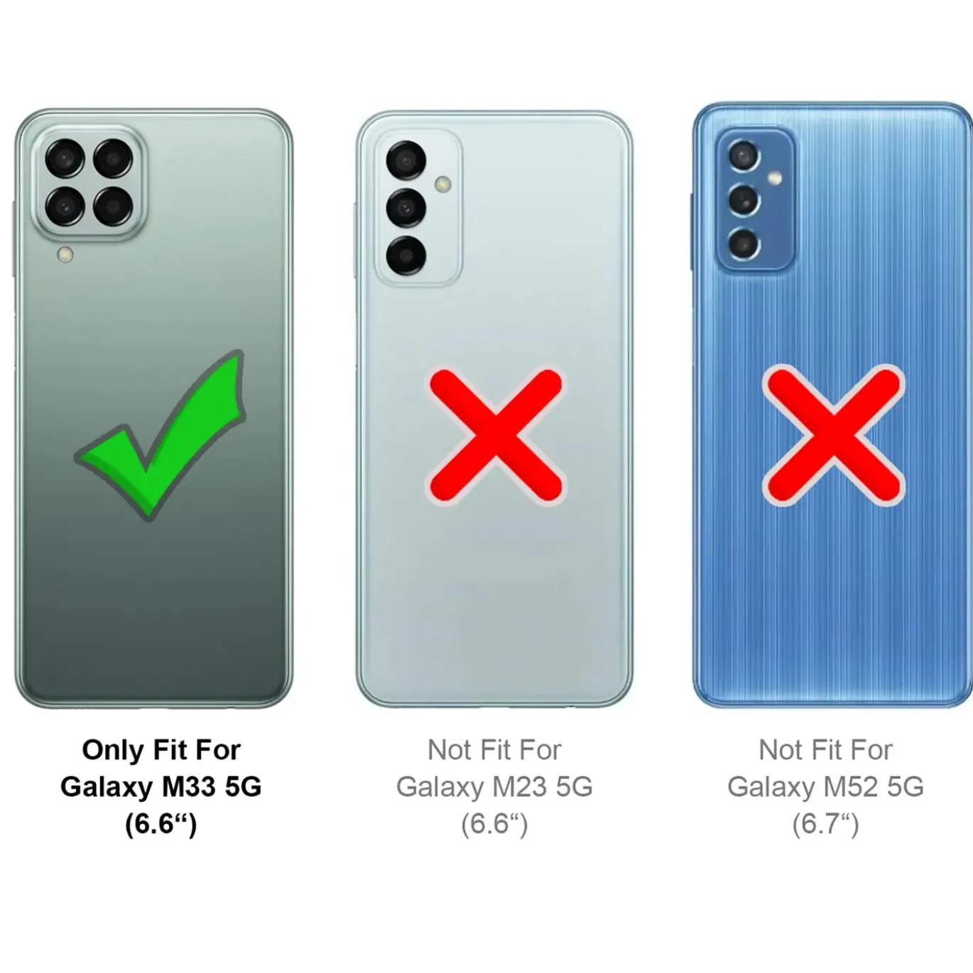 Samsung Galaxy M33 5G - Stoßfestes Clear Case