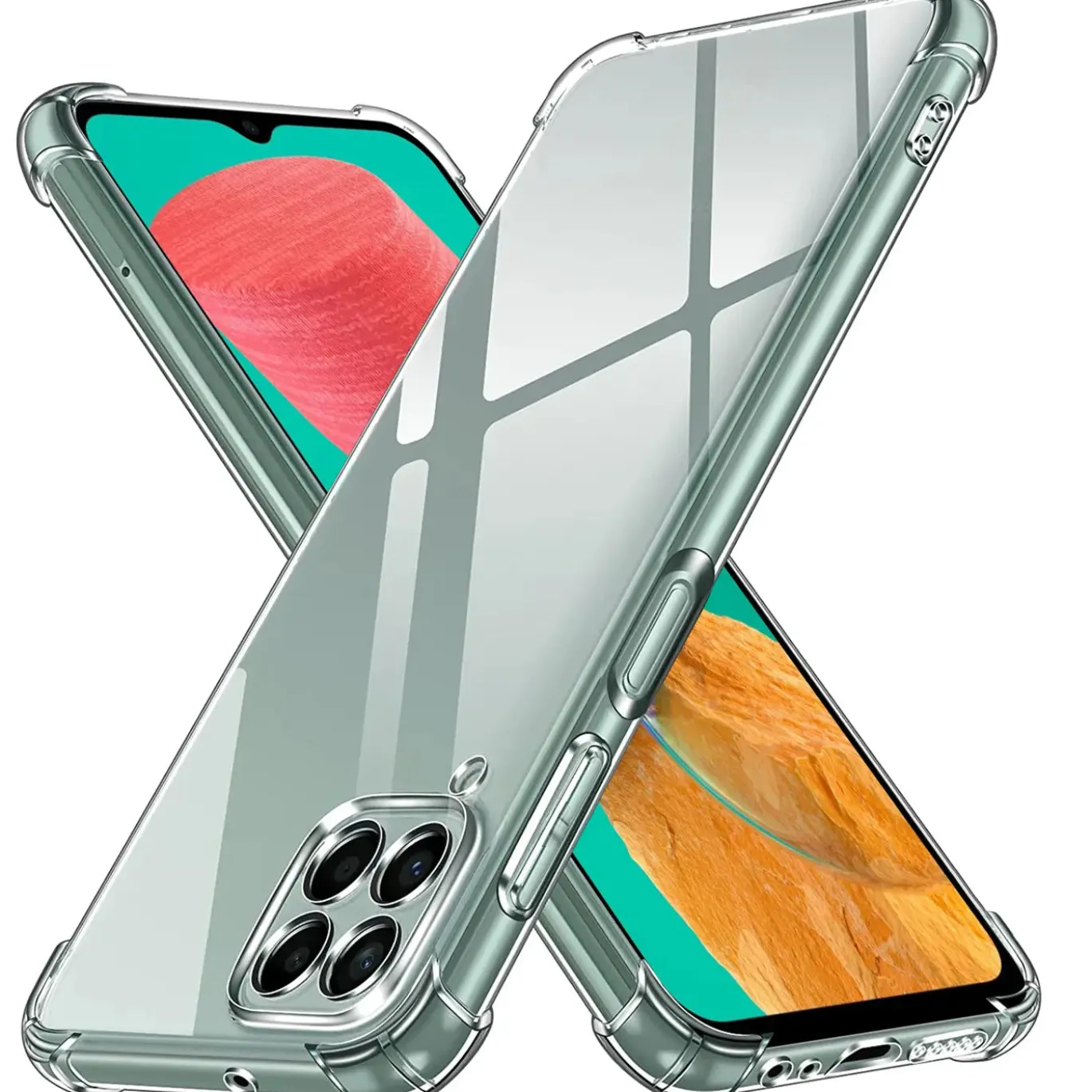 Samsung Galaxy M33 5G - Stoßfestes Clear Case