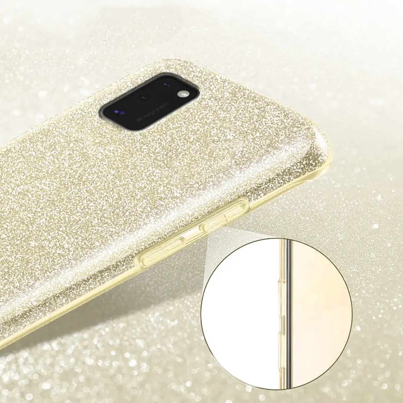 Samsung Galaxy M31s - Glitzer TPU Hülle
