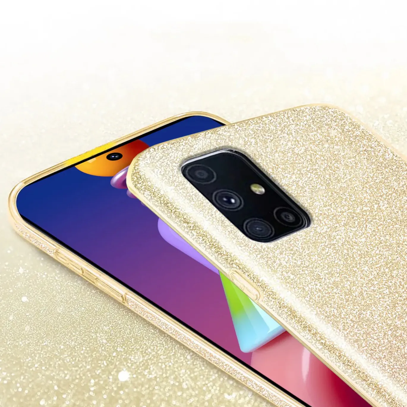 Samsung Galaxy M31s - Glitzer TPU Hülle