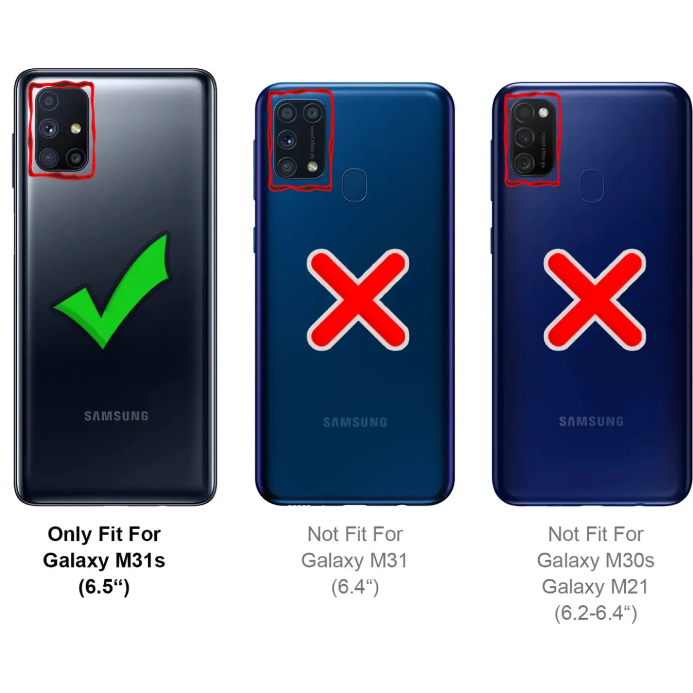 Samsung Galaxy M31s - Glitzer TPU Hülle