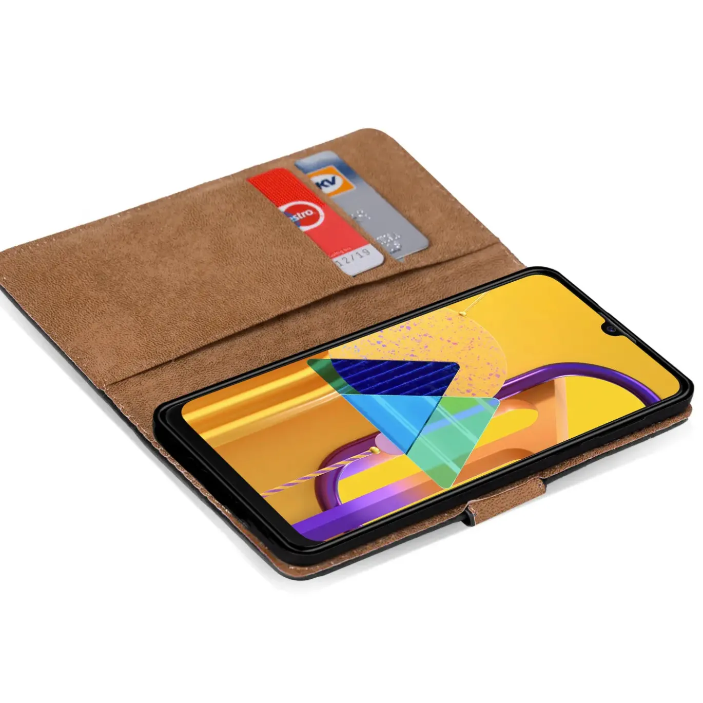 Samsung Galaxy M30s / M21 - Klapphülle mit Kartenfächern