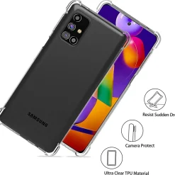 Samsung Galaxy M31s - Stoßfestes Clear Case