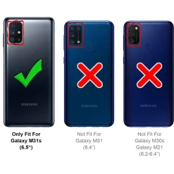 Samsung Galaxy M31s - Wallet Etui mit Standfunktion