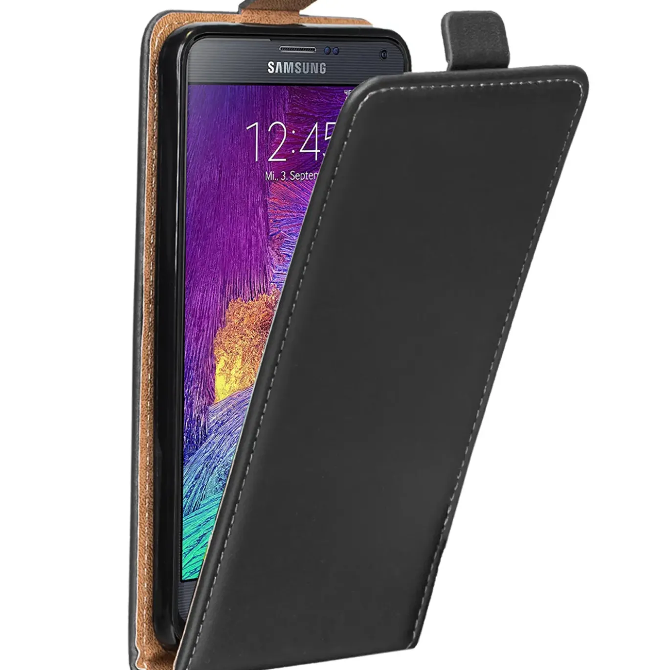 Samsung Galaxy Note 4 - Flip Hülle, horizontal klappbar
