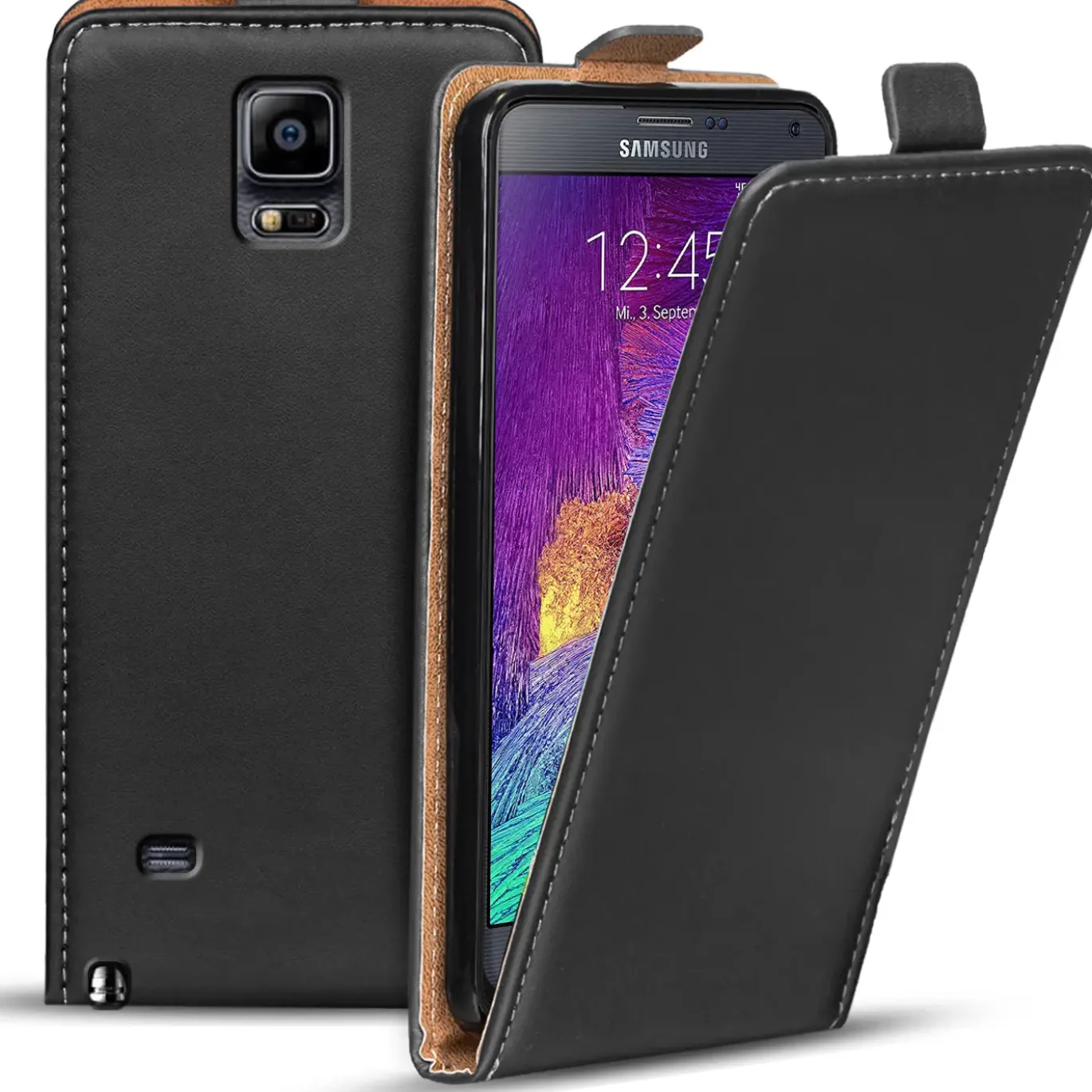 Samsung Galaxy Note 4 - Flip Hülle, horizontal klappbar