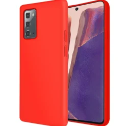 Samsung Galaxy Note 20 - Silikon Case mit Mikrofaser-Innenseite