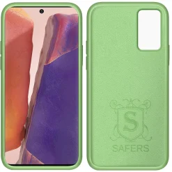 Samsung Galaxy Note 20 - Silikon Case mit Mikrofaser-Innenseite