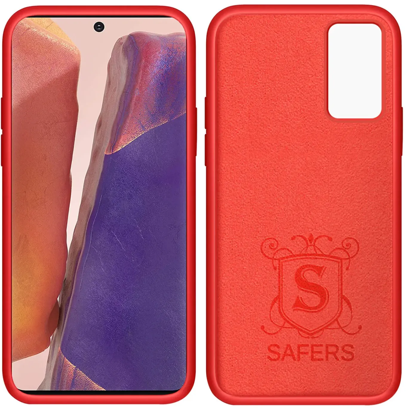 Samsung Galaxy Note 20 - Silikon Case mit Mikrofaser-Innenseite