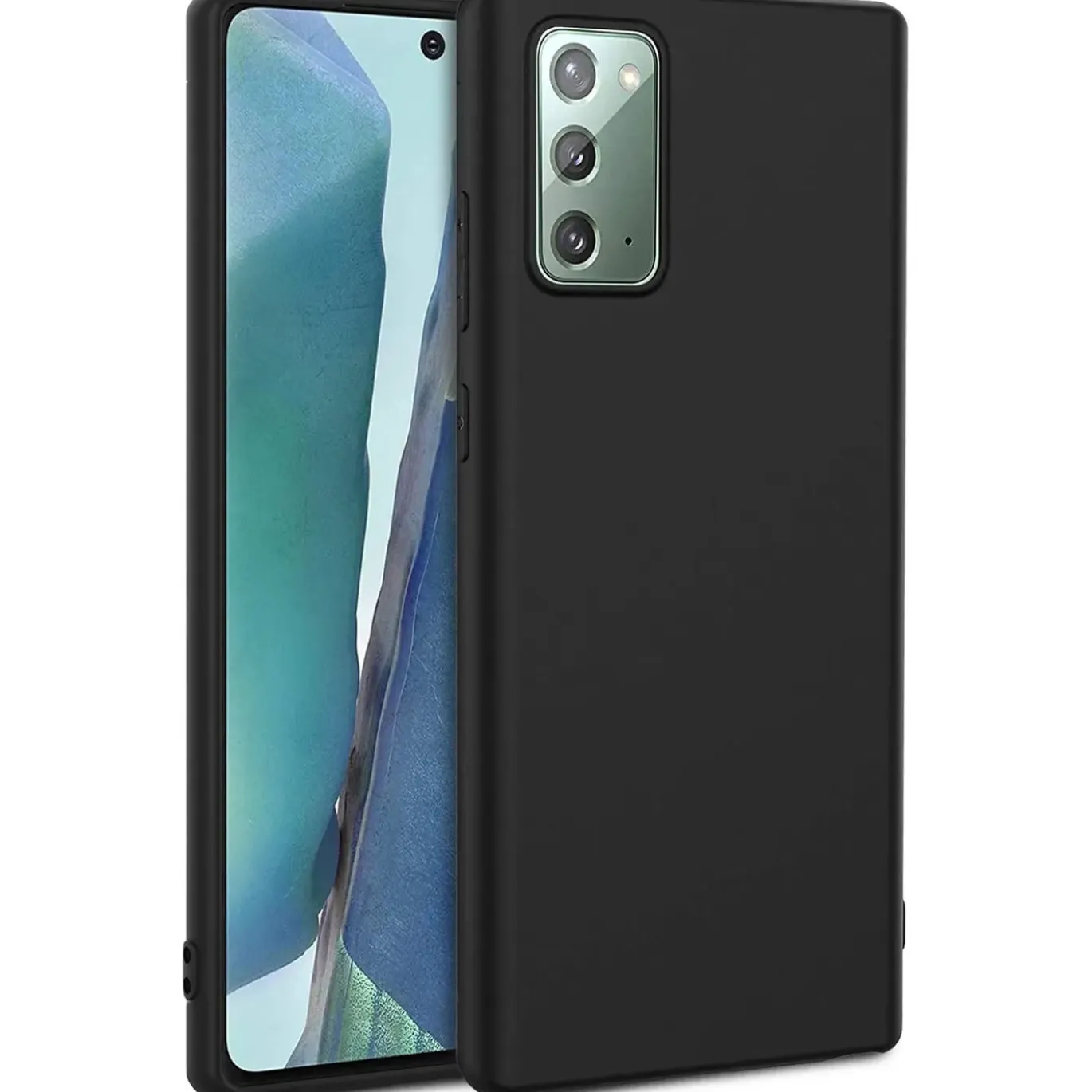 Samsung Galaxy Note 20 - Slim Silikon Backcover Schwarz