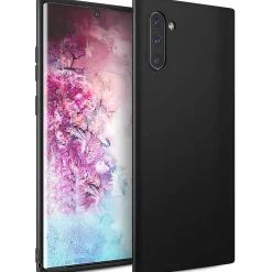 Samsung Galaxy Note 10 - Slim Silikon Backcover Schwarz