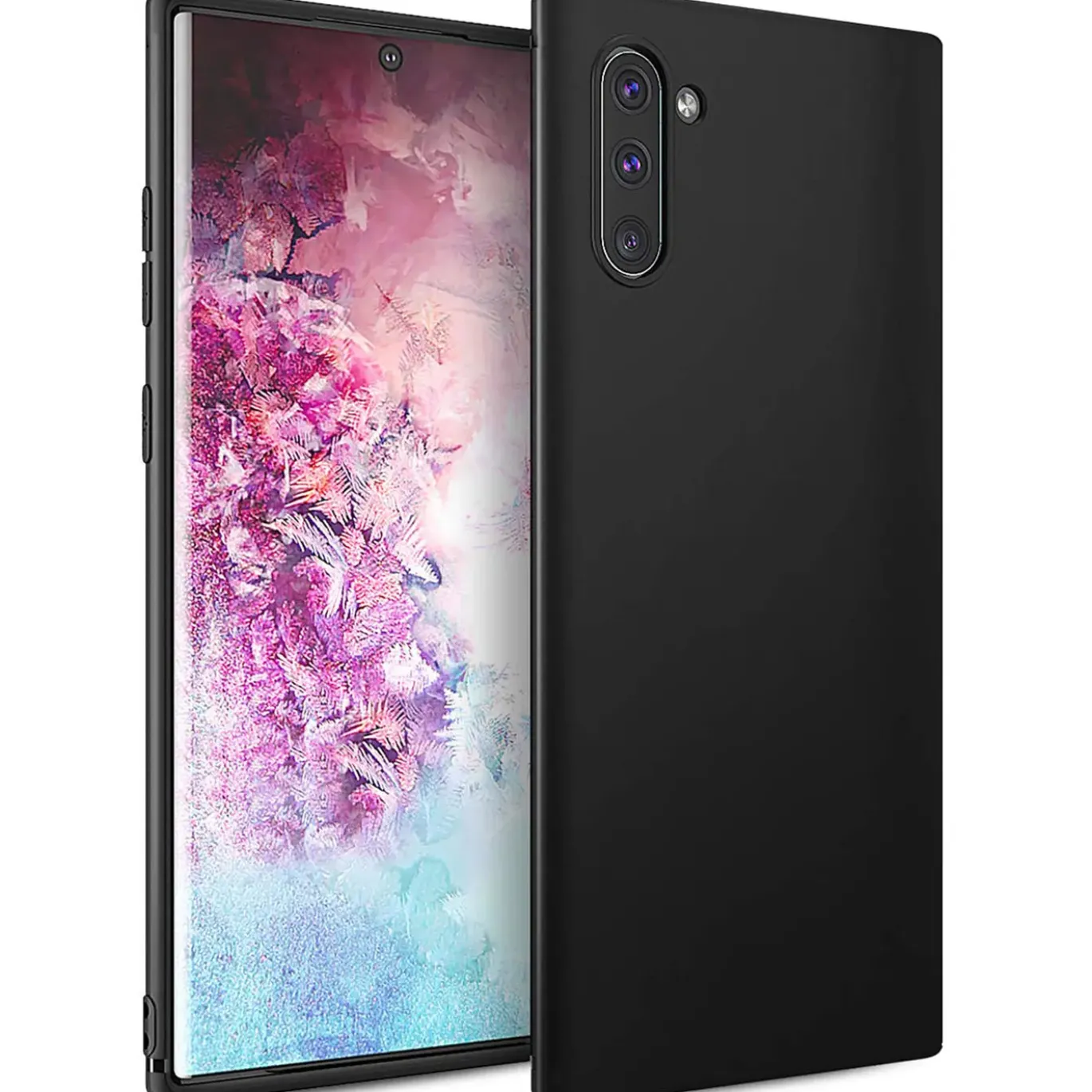 Samsung Galaxy Note 10 - Slim Silikon Backcover Schwarz