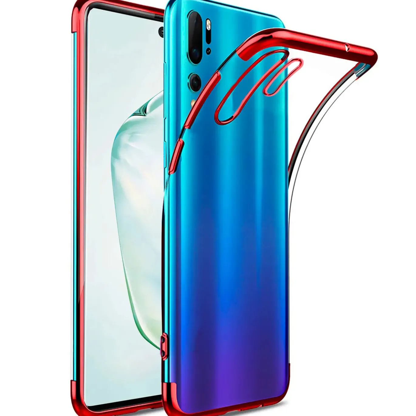Samsung Galaxy Note 10 - Transparente Hülle mit Akzenten