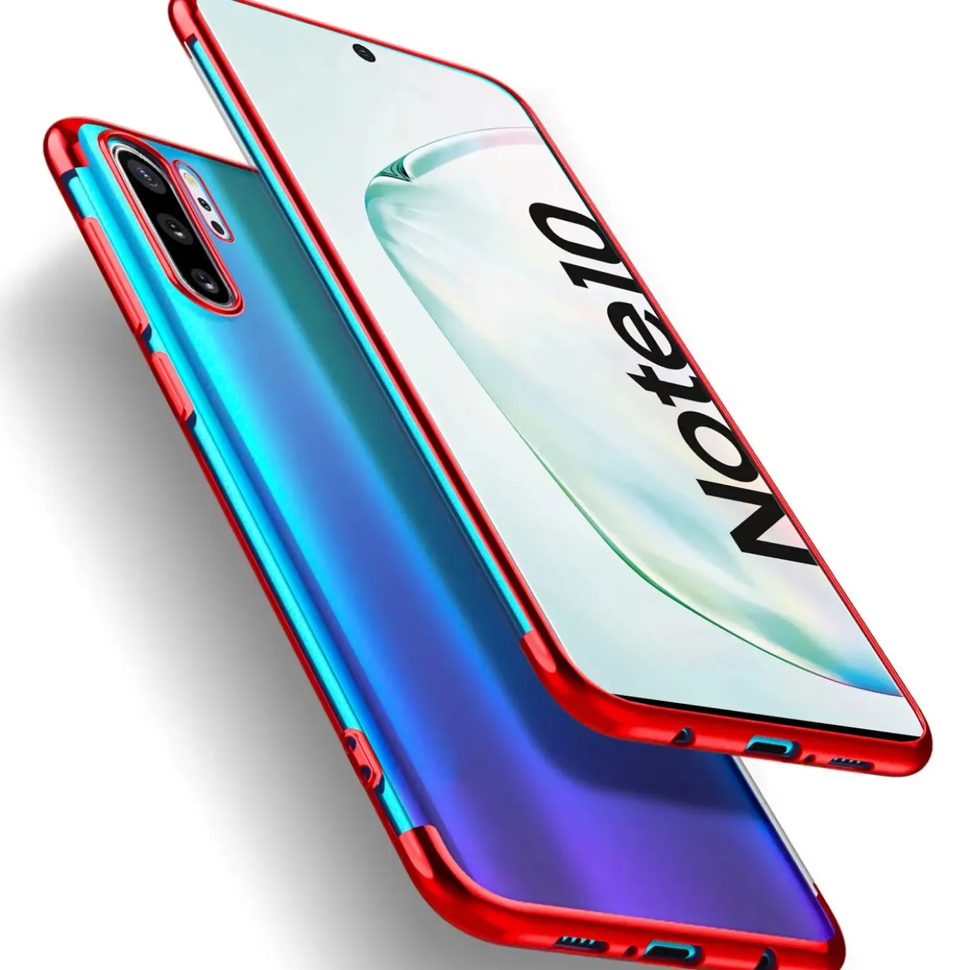 Samsung Galaxy Note 10 - Transparente Hülle mit Akzenten