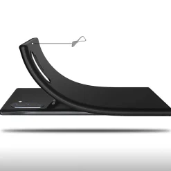 Samsung Galaxy Note 10 Plus - Slim Silikon Backcover Schwarz