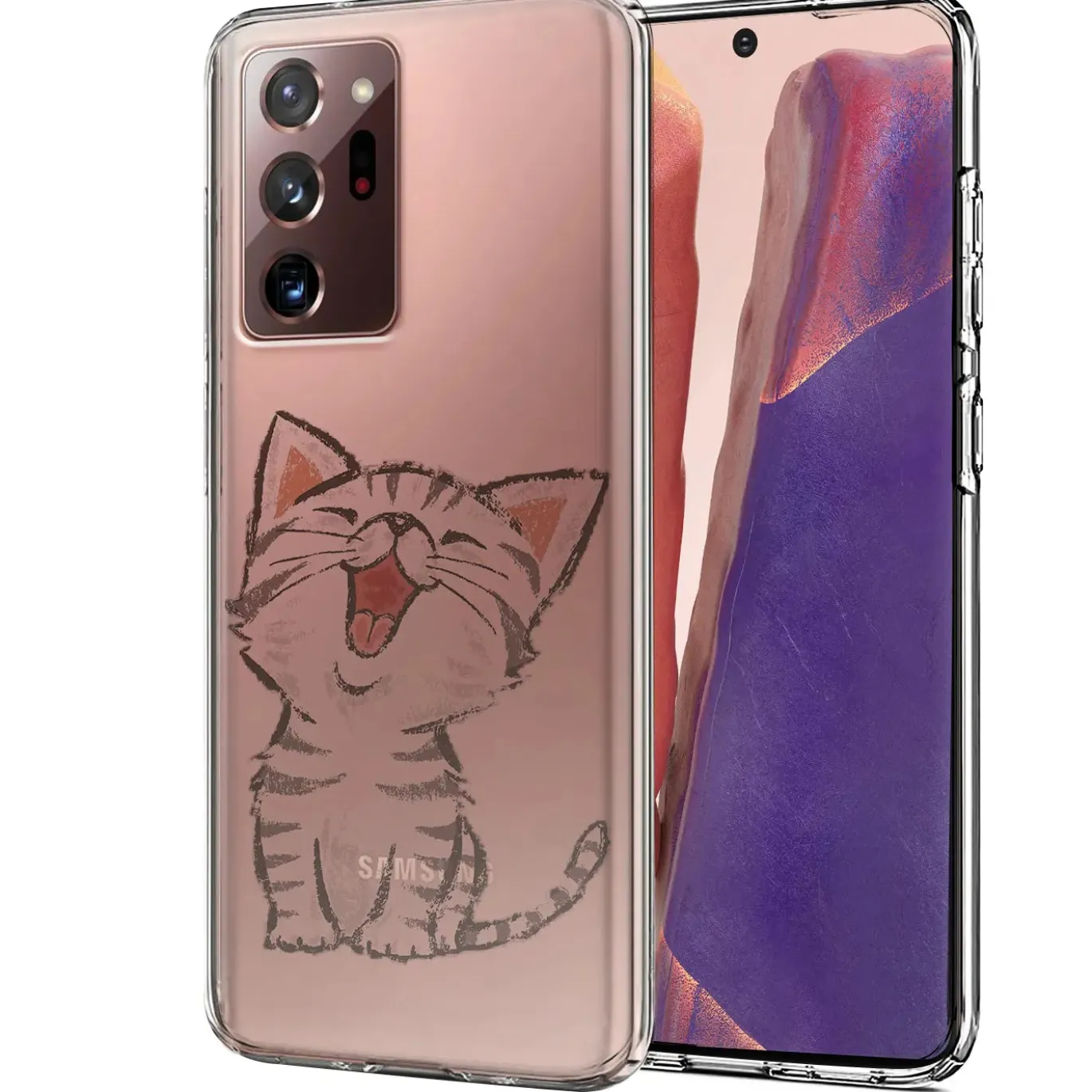 Samsung Galaxy Note 20 Ultra - TPU Case mit Motivdruck