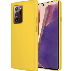 Samsung Galaxy Note 20 Ultra - Silikon Case mit Mikrofaser-Innenseite