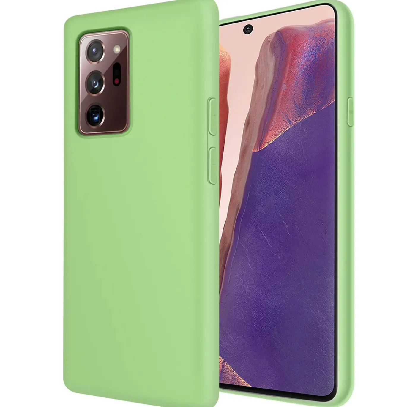 Samsung Galaxy Note 20 Ultra - Silikon Case mit Mikrofaser-Innenseite