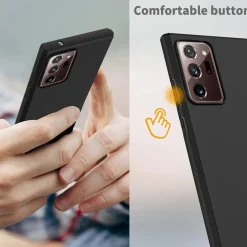 Samsung Galaxy Note 20 Ultra - Slim Silikon Backcover Schwarz