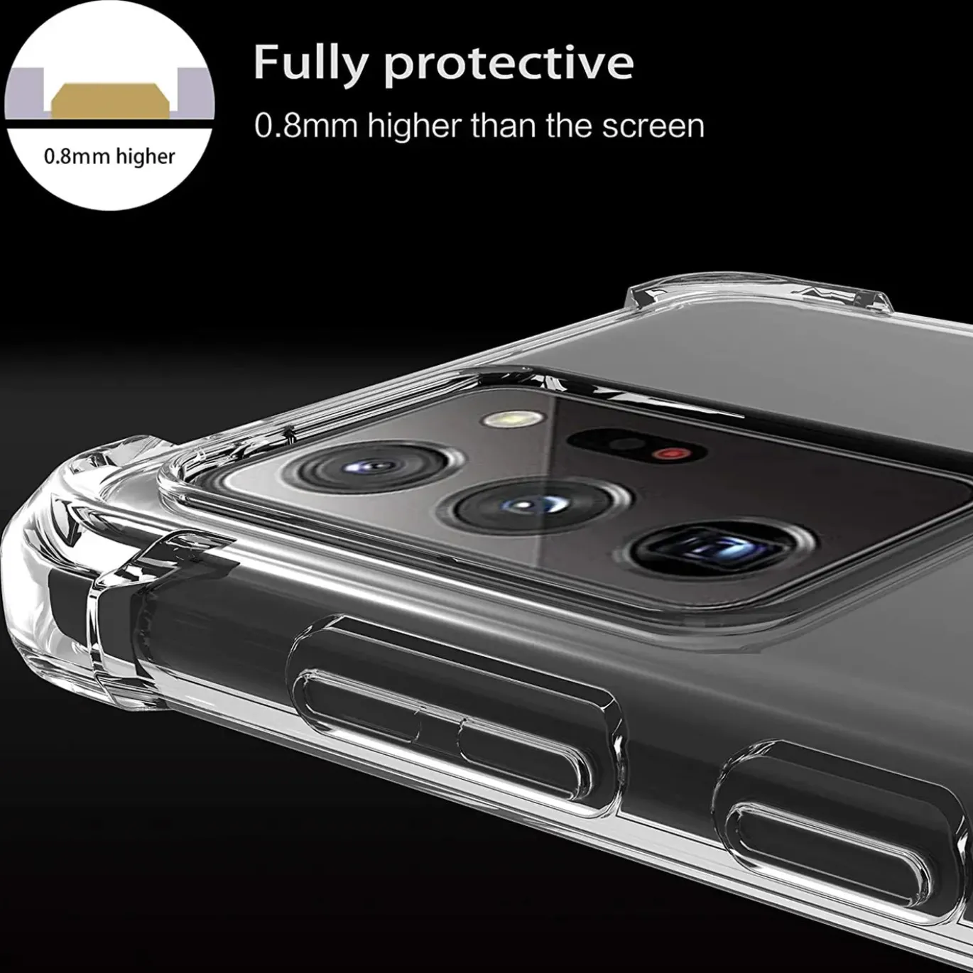 Samsung Galaxy Note 20 Ultra - Stoßfestes Clear Case