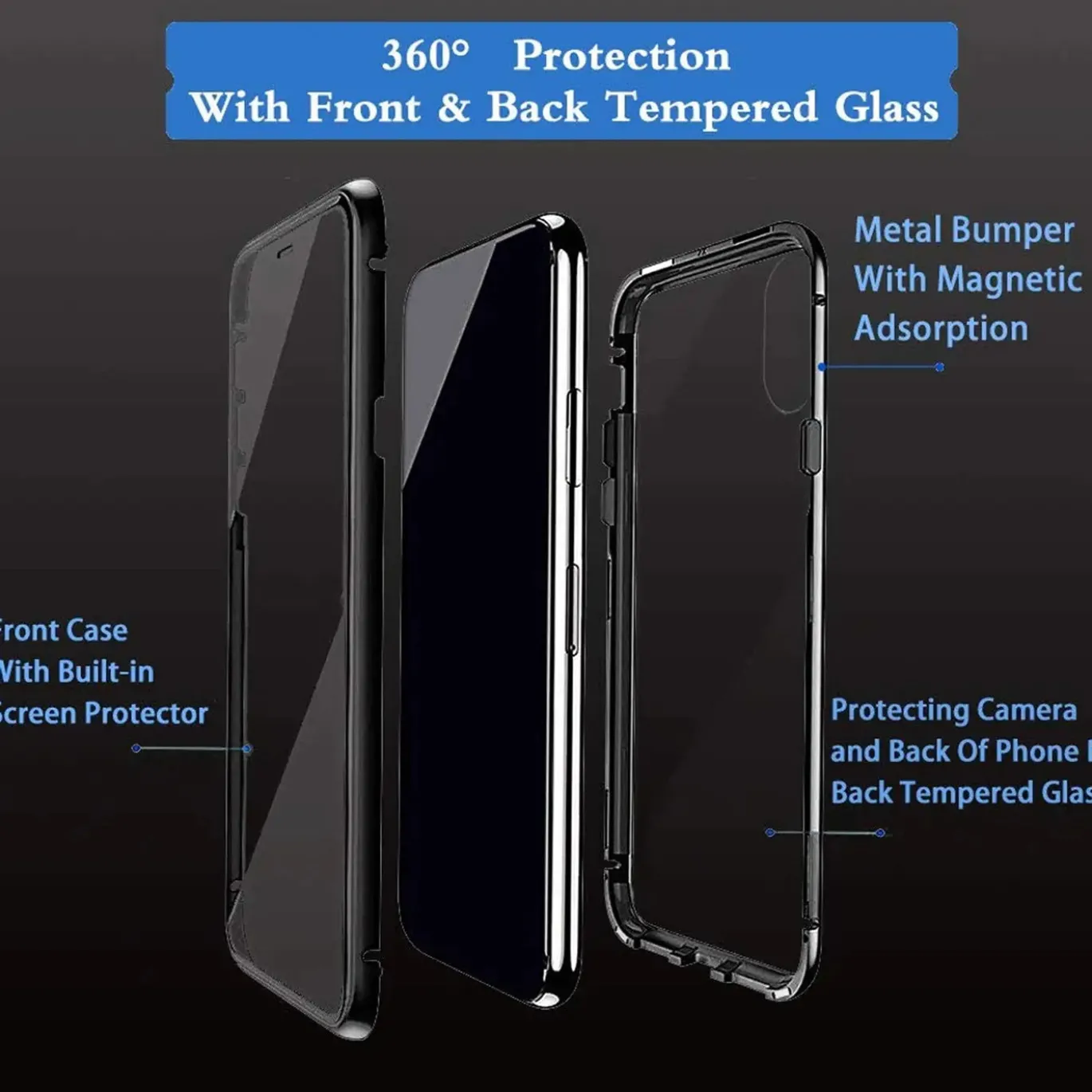 Samsung Galaxy S21 - 360° Glas Hülle mit Rundumschutz