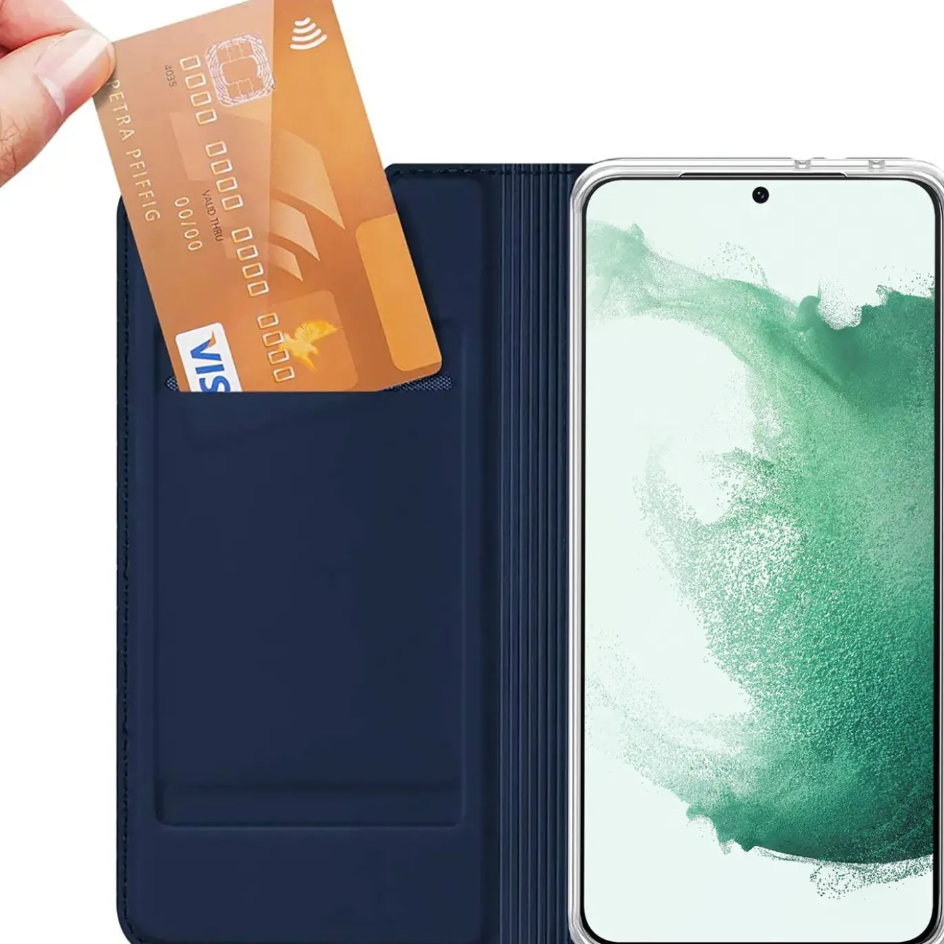Samsung Galaxy S22 - Booklet Case mit Magnetverschluss