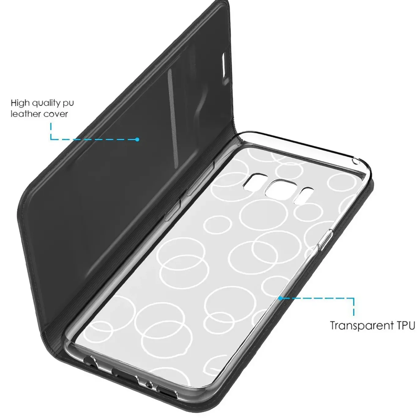 Samsung Galaxy S8 - Booklet Case mit Magnetverschluss